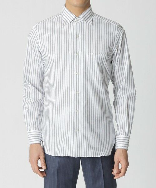 Paul Stuart / ポール・スチュアート シャツ・ブラウス | ロイヤルオックスストライプチェルシーカラードレスシャツ | 詳細3