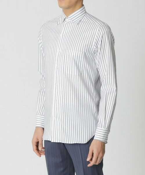 Paul Stuart / ポール・スチュアート シャツ・ブラウス | ロイヤルオックスストライプチェルシーカラードレスシャツ | 詳細4