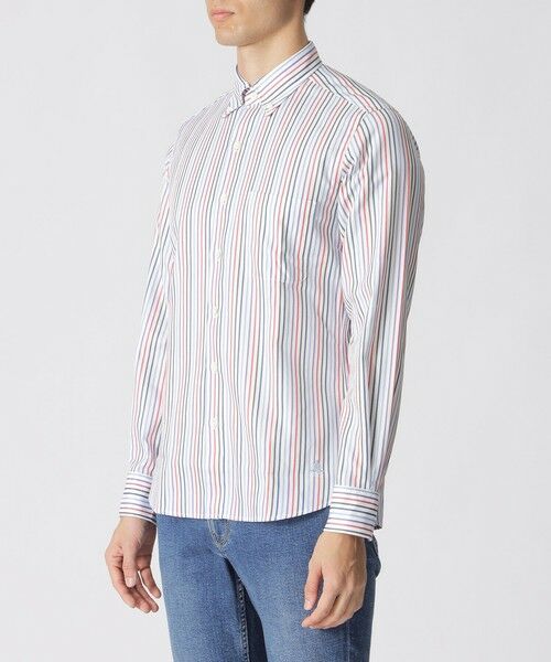 Paul Stuart / ポール・スチュアート シャツ・ブラウス | マルチストライプ・ボタンダウンシャツ | 詳細4