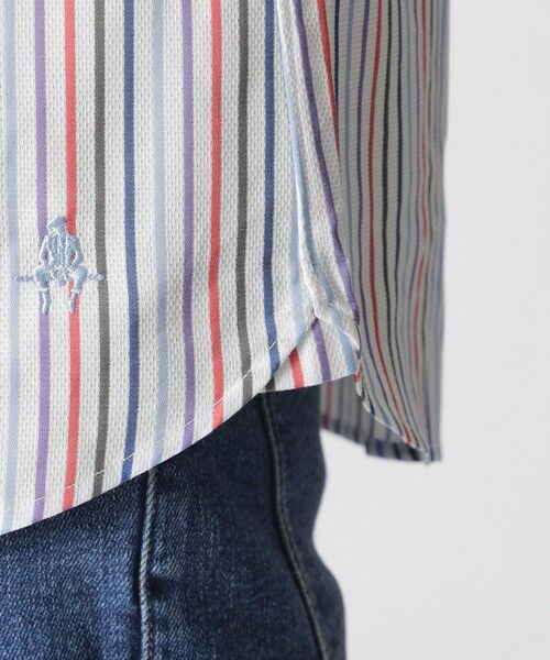 Paul Stuart / ポール・スチュアート シャツ・ブラウス | マルチストライプ・ボタンダウンシャツ | 詳細8