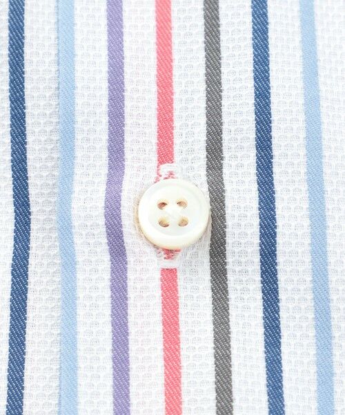 Paul Stuart / ポール・スチュアート シャツ・ブラウス | マルチストライプ・ボタンダウンシャツ | 詳細10
