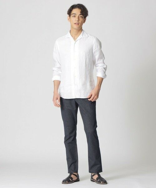 Paul Stuart / ポール・スチュアート シャツ・ブラウス | シャンブレーリネンシャツ | 詳細1