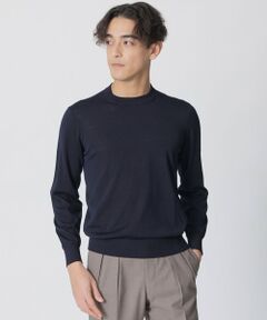 Paul Stuart / ポール・スチュアート ニット・セーター | シルクコットン・クルーネックセーター