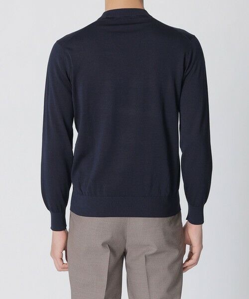 Paul Stuart / ポール・スチュアート ニット・セーター | シルクコットン・クルーネックセーター | 詳細5