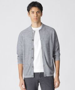 Paul Stuart / ポール・スチュアート ニット・セーター | ラミーニットポロカーディガン