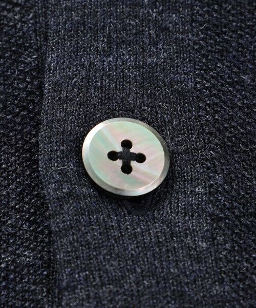 Paul Stuart / ポール・スチュアート ニット・セーター | ラミーニットポロカーディガン | 詳細9