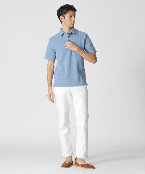 Paul Stuart / ポール・スチュアート カットソー | メランジツイストポロシャツ | 詳細3