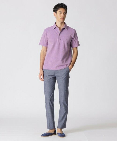 Paul Stuart / ポール・スチュアート カットソー | メランジツイストポロシャツ | 詳細4