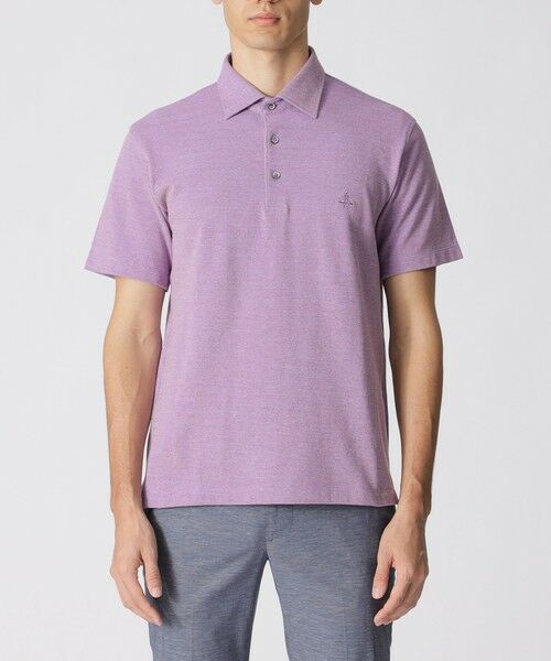 Paul Stuart / ポール・スチュアート カットソー | メランジツイストポロシャツ | 詳細5