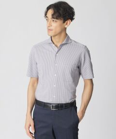 Paul Stuart / ポール・スチュアート カットソー | ニットサッカー半袖シャツ