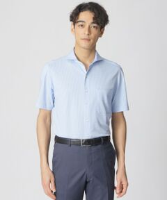 Paul Stuart / ポール・スチュアート カットソー | ニットサッカー半袖シャツ