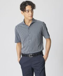 Paul Stuart / ポール・スチュアート カットソー | ニットサッカー半袖シャツ