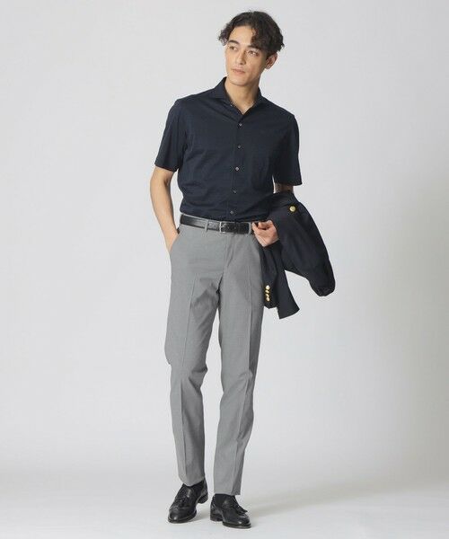 Paul Stuart / ポール・スチュアート カットソー | ニットサッカー半袖シャツ | 詳細5