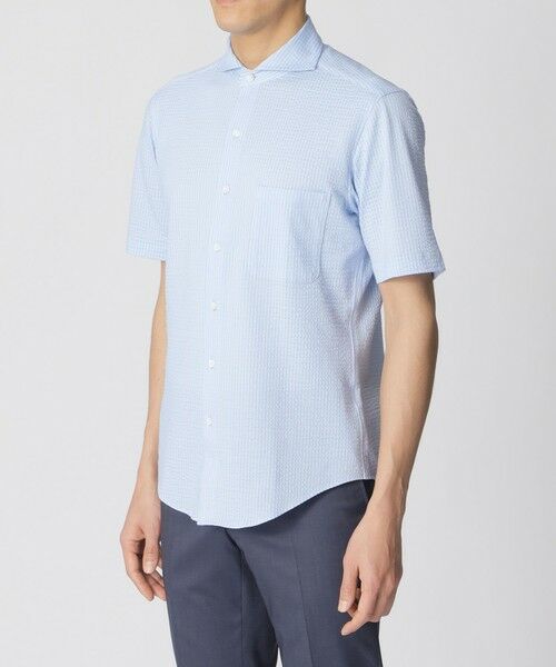 Paul Stuart / ポール・スチュアート カットソー | ニットサッカー半袖シャツ | 詳細7