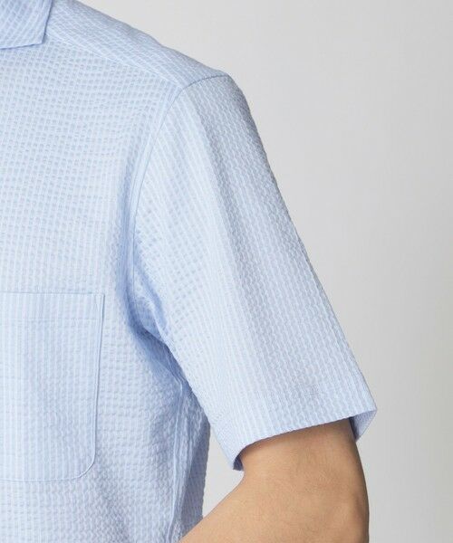 Paul Stuart / ポール・スチュアート カットソー | ニットサッカー半袖シャツ | 詳細9