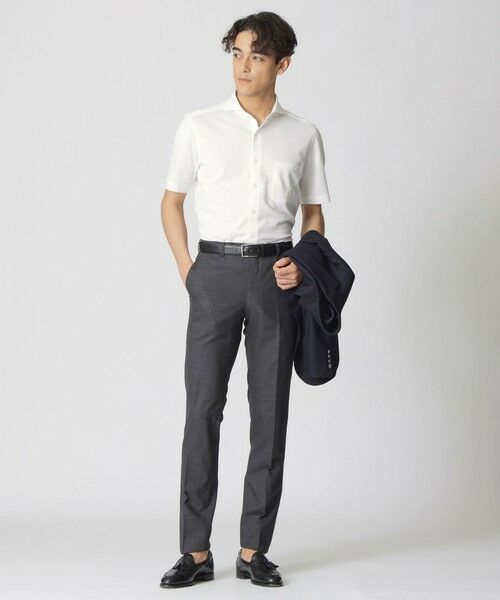 Paul Stuart / ポール・スチュアート カットソー | ニットサッカー半袖シャツ | 詳細1