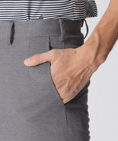 Paul Stuart / ポール・スチュアート その他パンツ | 【STUART’S TRAVELER】ストレッチバーズアイトラウザーズ/セットアップ着用可能 | 詳細5