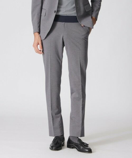 Paul Stuart / ポール・スチュアート その他パンツ | 【STUART’S TRAVELER】ストレッチバーズアイトラウザーズ/セットアップ着用可能（ブルー系7）