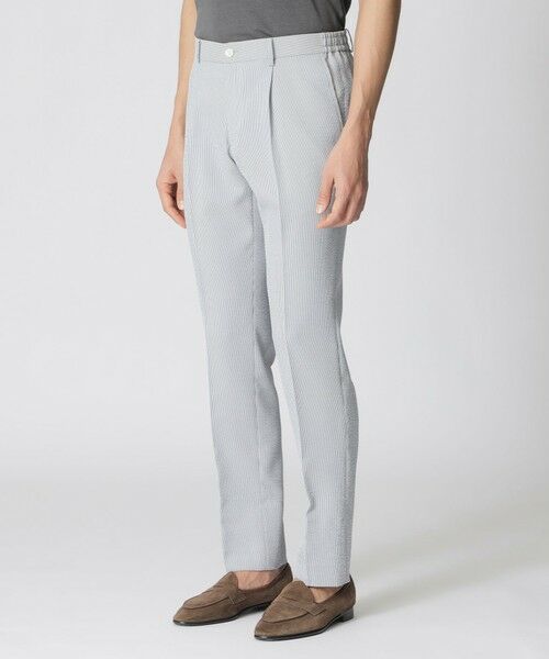 Paul Stuart / ポール・スチュアート その他パンツ | 【STUART’S TRAVELER】フロータブル中空サッカートラウザーズ/セットアップ着用可能 | 詳細5