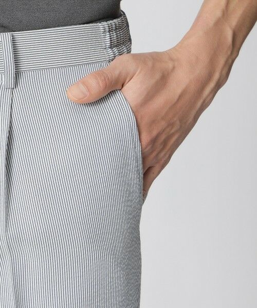 Paul Stuart / ポール・スチュアート その他パンツ | 【STUART’S TRAVELER】フロータブル中空サッカートラウザーズ/セットアップ着用可能 | 詳細7