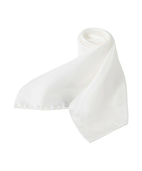 Paul Stuart / ポール・スチュアート その他小物 | シルクスカーフ（ホワイト）
