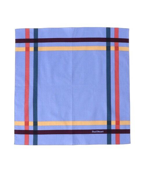Paul Stuart / ポール・スチュアート その他小物 | カラーラインプリントハンカチ | 詳細1