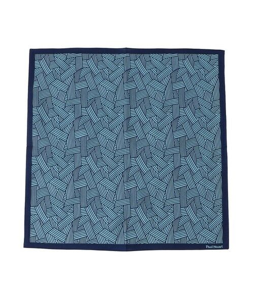 Paul Stuart / ポール・スチュアート その他小物 | 幾何学柄プリントハンカチ | 詳細1