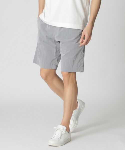 Paul Stuart / ポール・スチュアート パンツ | 【_RTM】メタリックナイロンショーツ（グレー系1）