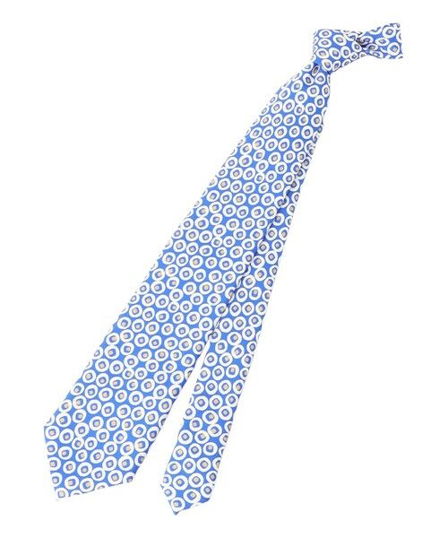 Paul Stuart / ポール・スチュアート ネクタイ | 【COLLECTION LINE】サークルドット柄ネクタイ（ブルー系6）