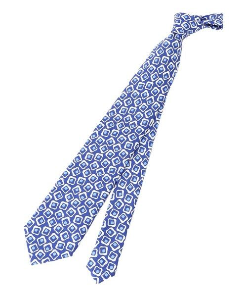 Paul Stuart / ポール・スチュアート ネクタイ | 【COLLECTION LINE】スクエアドット柄ネクタイ（ブルー系6）