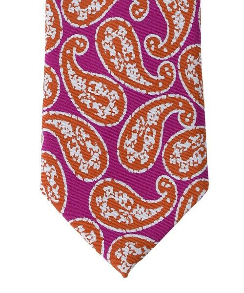 Paul Stuart / ポール・スチュアート ネクタイ | 【COLLECTION LINE】カラーペイズリー柄ネクタイ | 詳細3