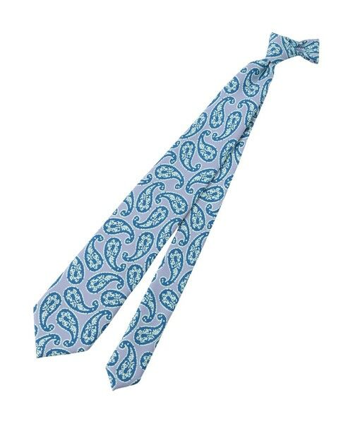 Paul Stuart / ポール・スチュアート ネクタイ | 【COLLECTION LINE】カラーペイズリー柄ネクタイ（ブルー系4）