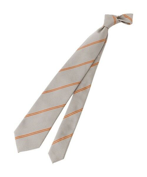Paul Stuart / ポール・スチュアート ネクタイ | 【COLLECTION LINE】ストライプ柄ネクタイ（グレー系1）