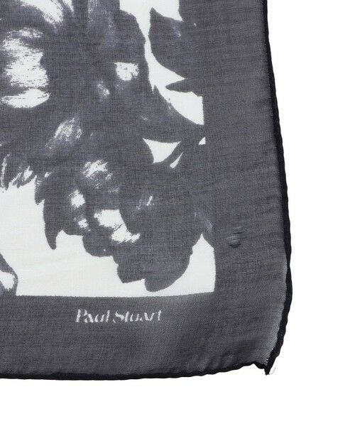Paul Stuart / ポール・スチュアート マフラー・ショール・スヌード・ストール | 【ウォッシャブル】シアーフラワースカーフ | 詳細5