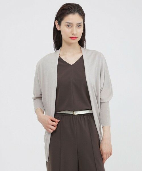 Paul Stuart / ポール・スチュアート マフラー・ショール・スヌード・ストール | 【ウォッシャブル】ドルマンカーデ（グレージュ）