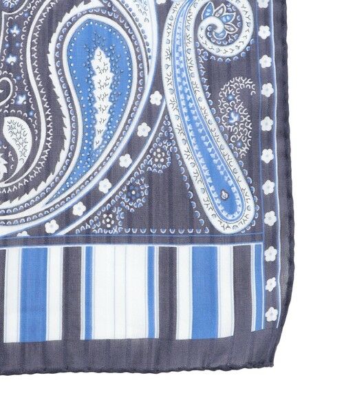 Paul Stuart / ポール・スチュアート マフラー・ショール・スヌード・ストール | BINDAフローペイズリー　ストール | 詳細9