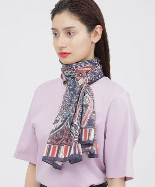 Paul Stuart / ポール・スチュアート マフラー・ショール・スヌード・ストール | BINDAフローペイズリー　ストール | 詳細1