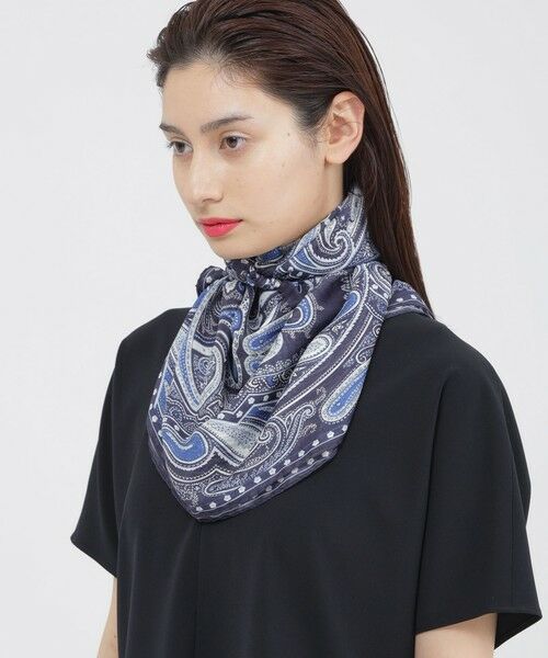 Paul Stuart / ポール・スチュアート マフラー・ショール・スヌード・ストール | BINDAフローペイズリー　ストール | 詳細2