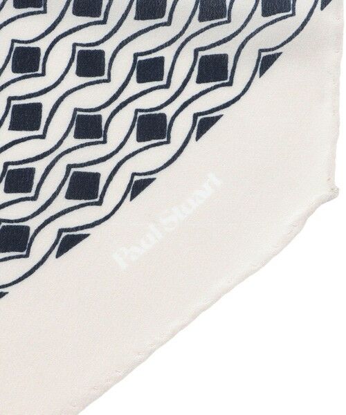 Paul Stuart / ポール・スチュアート マフラー・ショール・スヌード・ストール | スクエアジオメトリックストール | 詳細5