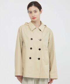 Paul Stuart / ポール・スチュアート その他アウター | 【ウォッシャブル/はっ水/防しわ性】ダブルシレーソロタフタ　コート