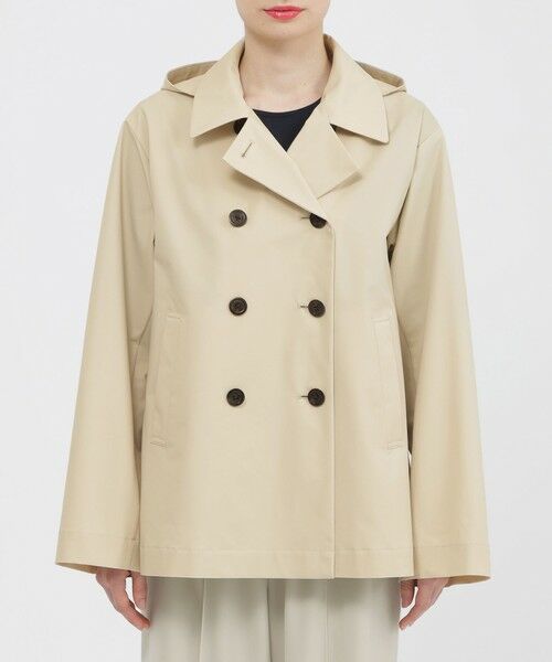 Paul Stuart / ポール・スチュアート その他アウター | 【ウォッシャブル/はっ水/防しわ性】ダブルシレーソロタフタ　コート | 詳細5