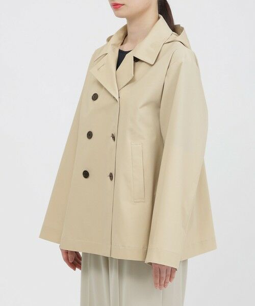 Paul Stuart / ポール・スチュアート その他アウター | 【ウォッシャブル/はっ水/防しわ性】ダブルシレーソロタフタ　コート | 詳細6
