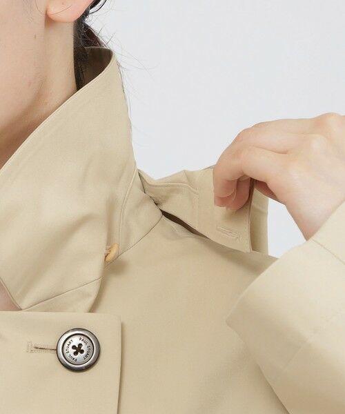 Paul Stuart / ポール・スチュアート その他アウター | 【ウォッシャブル/はっ水/防しわ性】ダブルシレーソロタフタ　コート | 詳細9