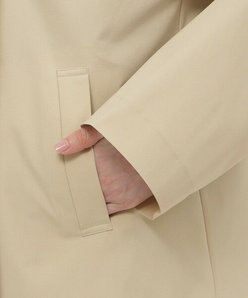 Paul Stuart / ポール・スチュアート その他アウター | 【ウォッシャブル/はっ水/防しわ性】ダブルシレーソロタフタ　コート | 詳細10