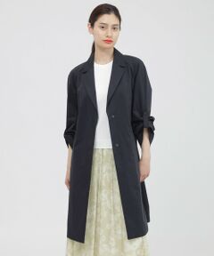 Paul Stuart / ポール・スチュアート その他アウター | 【ウォッシャブル/はっ水/防しわ性】ダブルシレーソロタフタ　コート