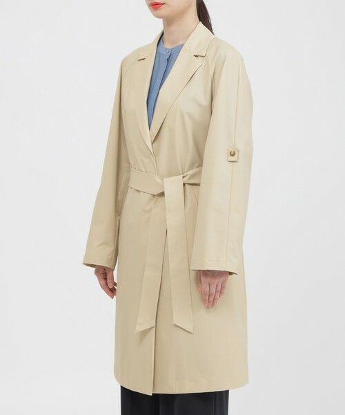 Paul Stuart / ポール・スチュアート その他アウター | 【ウォッシャブル/はっ水/防しわ性】ダブルシレーソロタフタ　コート | 詳細5