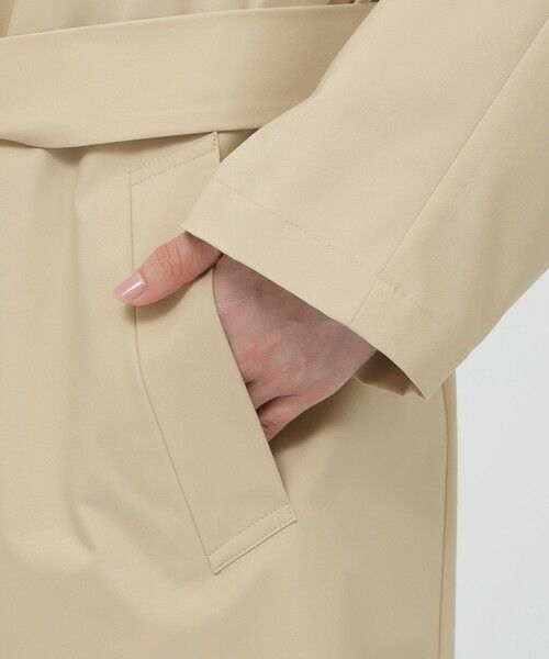 Paul Stuart / ポール・スチュアート その他アウター | 【ウォッシャブル/はっ水/防しわ性】ダブルシレーソロタフタ　コート | 詳細7