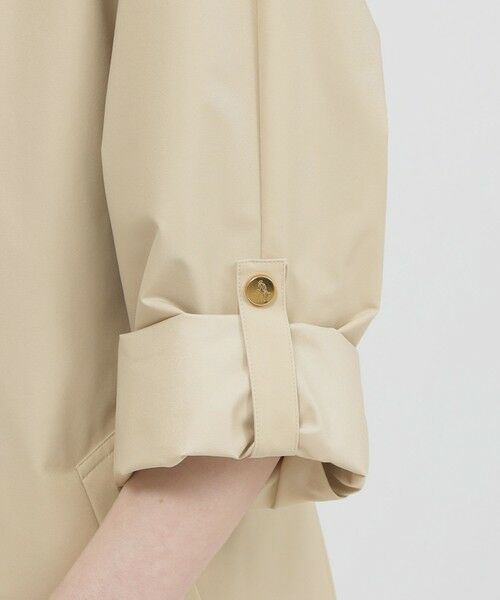 Paul Stuart / ポール・スチュアート その他アウター | 【ウォッシャブル/はっ水/防しわ性】ダブルシレーソロタフタ　コート | 詳細8