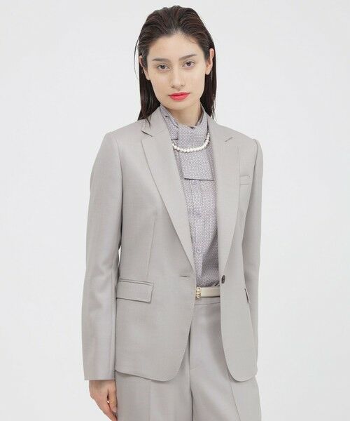 Paul Stuart / ポール・スチュアート その他アウター | 【WEB・一部店舗限定/防しわ性】ライトダブルウール?　ジャケット（グレージュ）