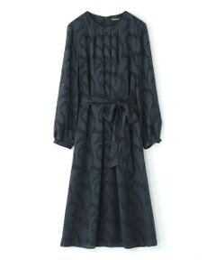 Paul Stuart / ポール・スチュアート ロング・マキシ丈ワンピース | 【ウォッシャブル】シフォンカットジャカード　ワンピース